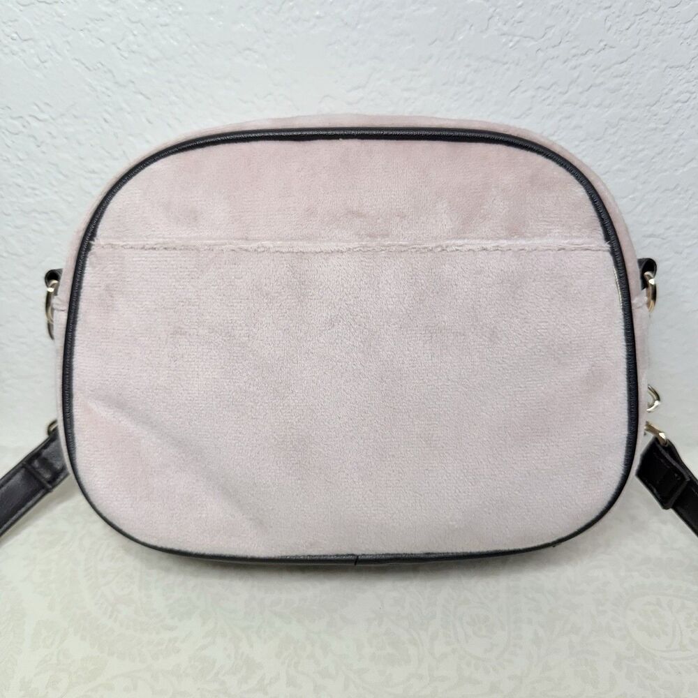 NWT Juicy Couture Juicy For All Crossbody Bag Pink Velour Y2K 2000s Style - Picture 5 of 13